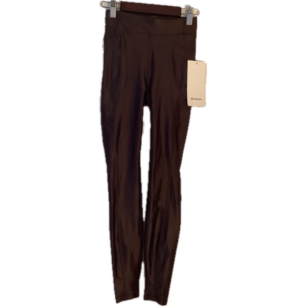 Lululemon Satin Shine High-Rise Tight 25” Espresso Brown – Size 0 – New With Tag
